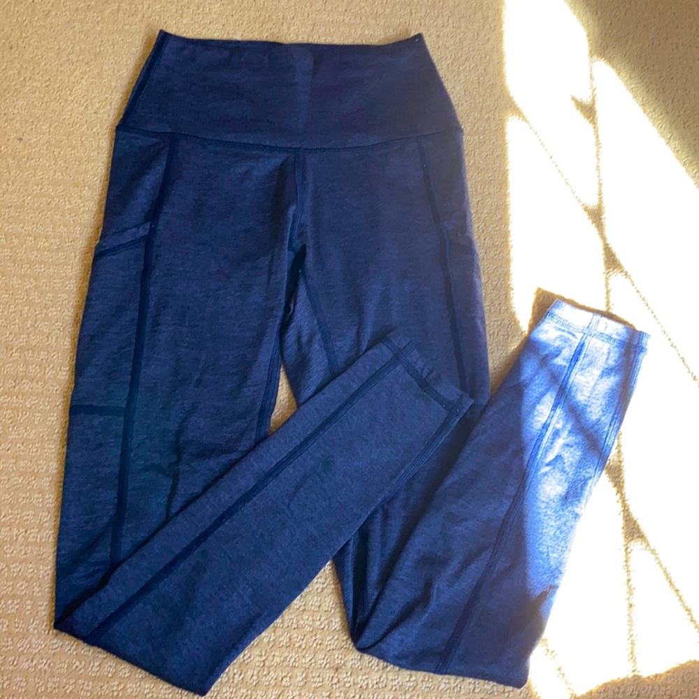 Aerie Chill Play Move High Waisted Leggings Navy